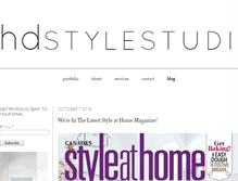 Tablet Screenshot of hdstylestudio.com